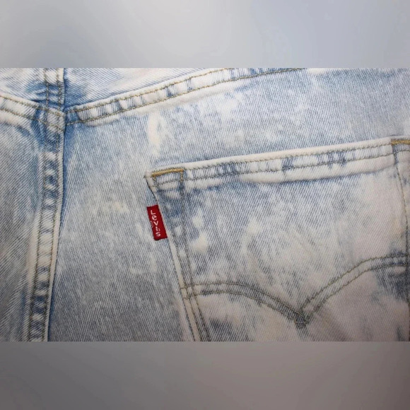 Levi’s 501 Original Fit Straight Leg Button Fly Stone Wash Denim Jeans 34x34 - Picture 12 of 16